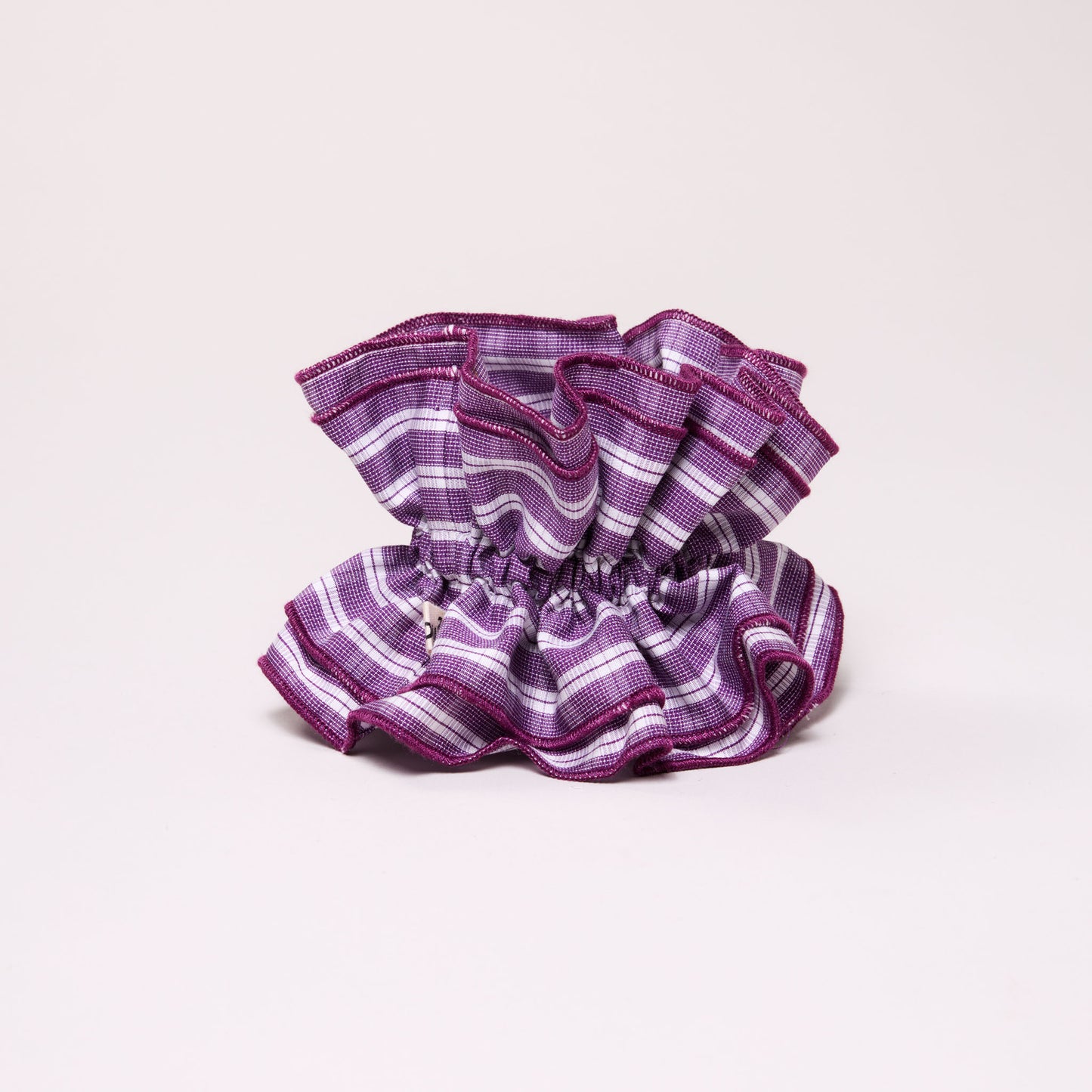 Maxi chouchou carreaux violet