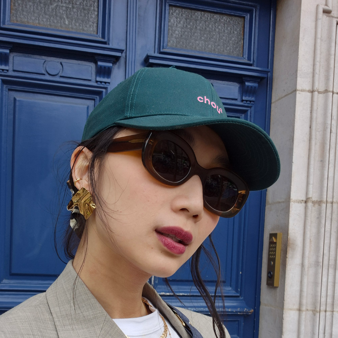 casquette-femme-vert-bouteille-upcycle-ecoresponsable