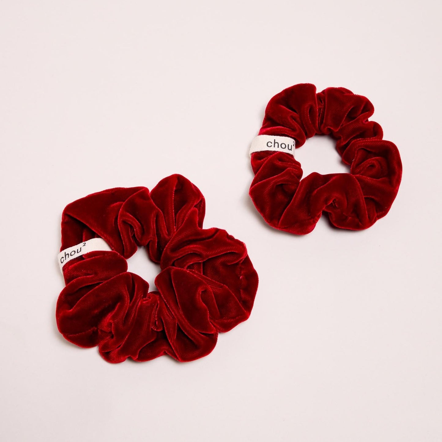 chouchou-velours-bordeaux-ecoresponsable