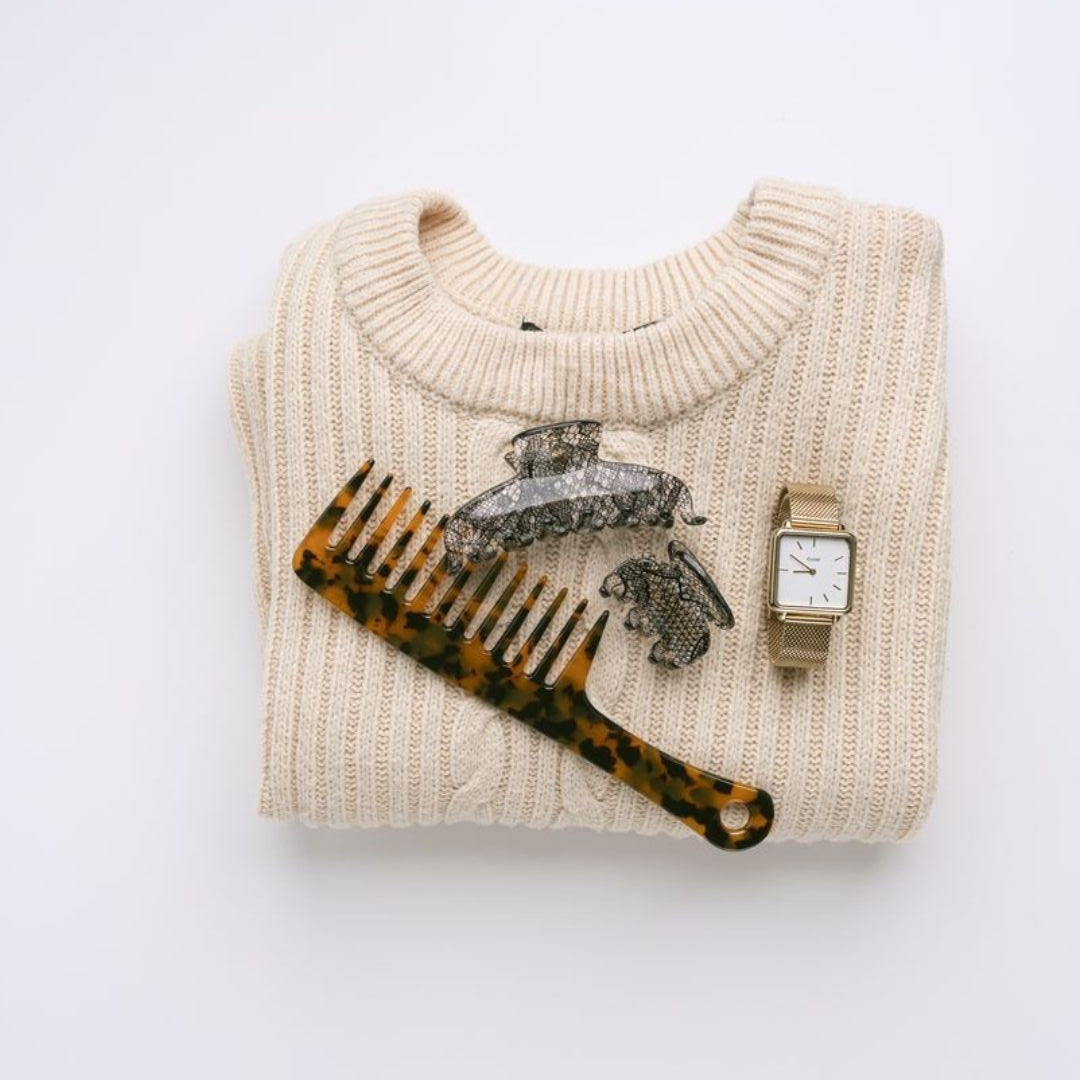 Pince dentelle noire France