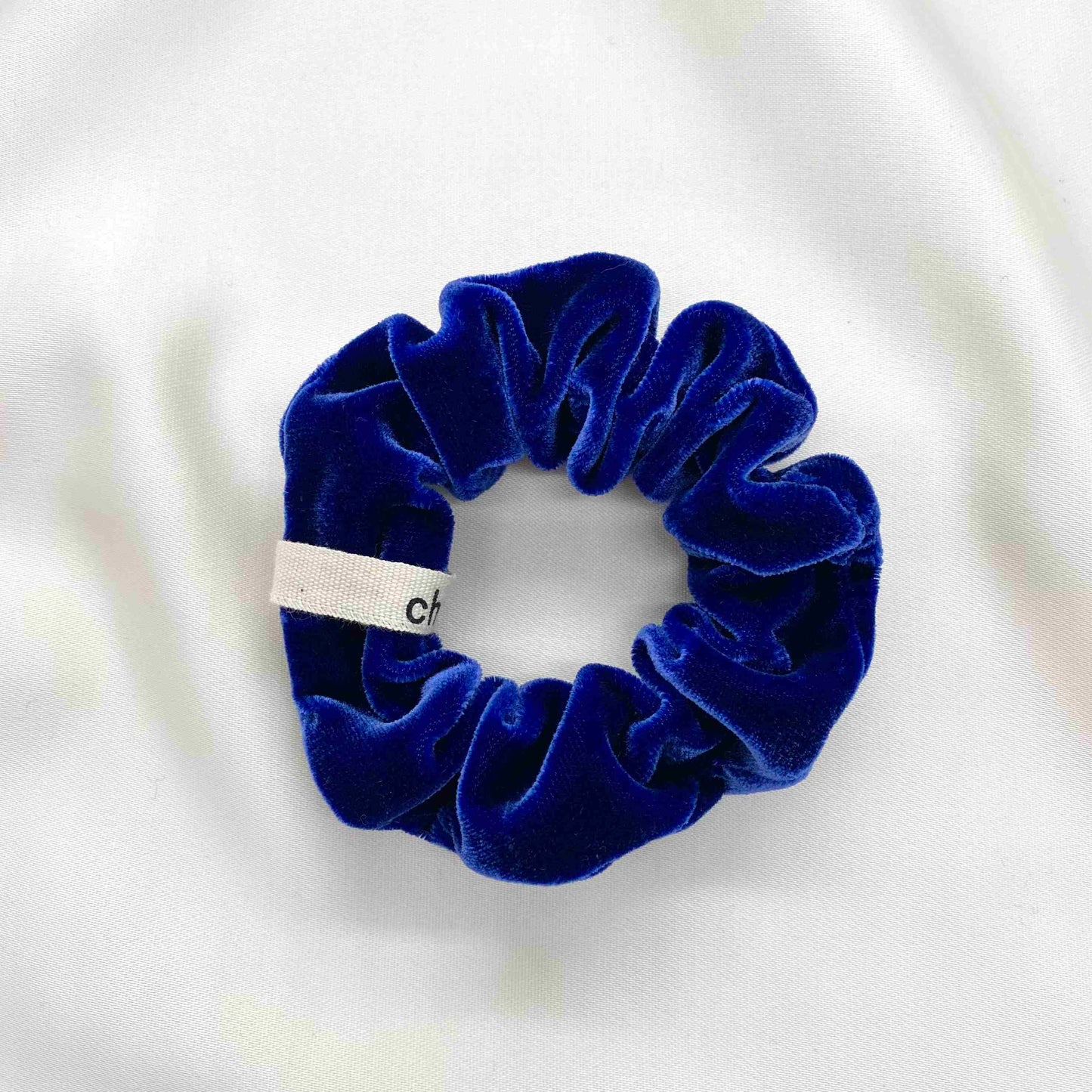 chouchou-velours-bleu-marine-upcycle