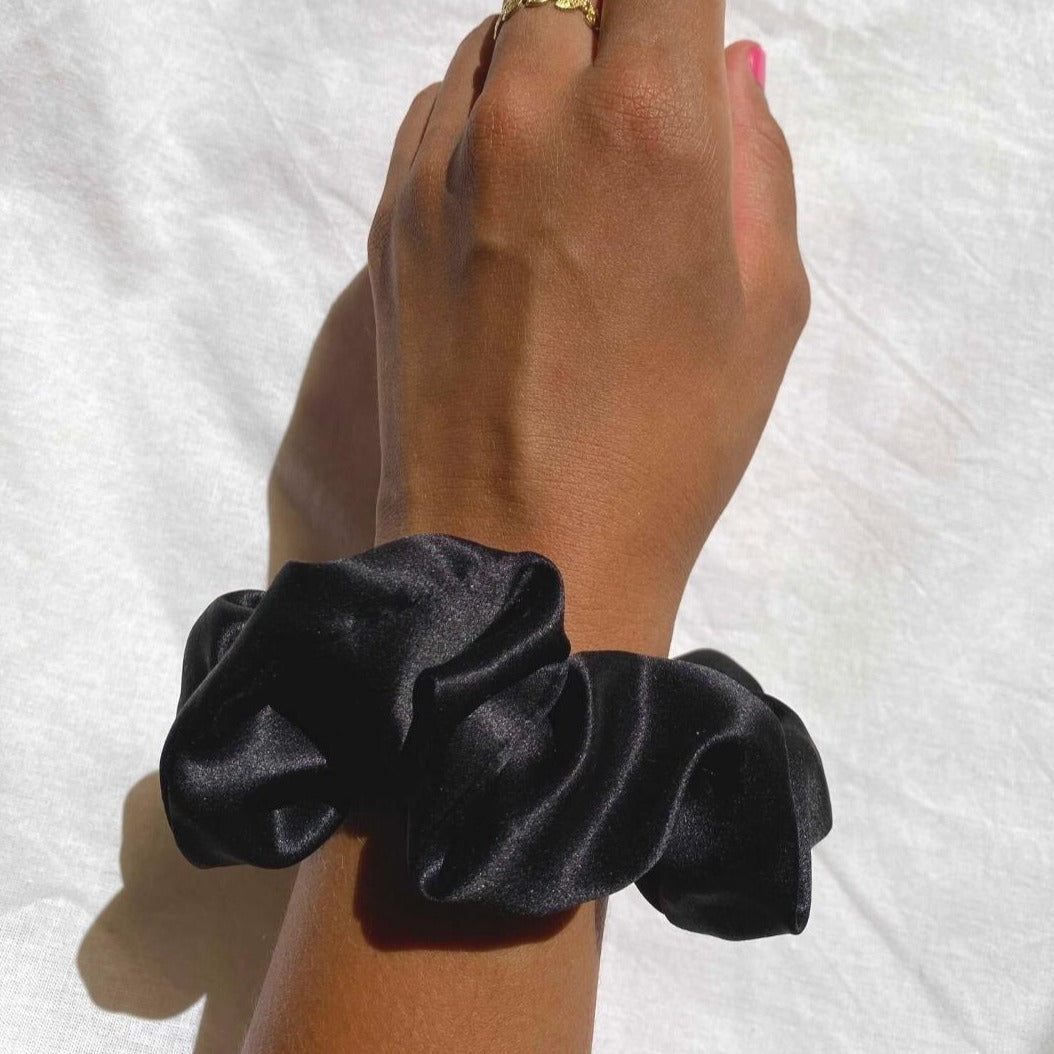 chouchou-soie-noir-made-france
