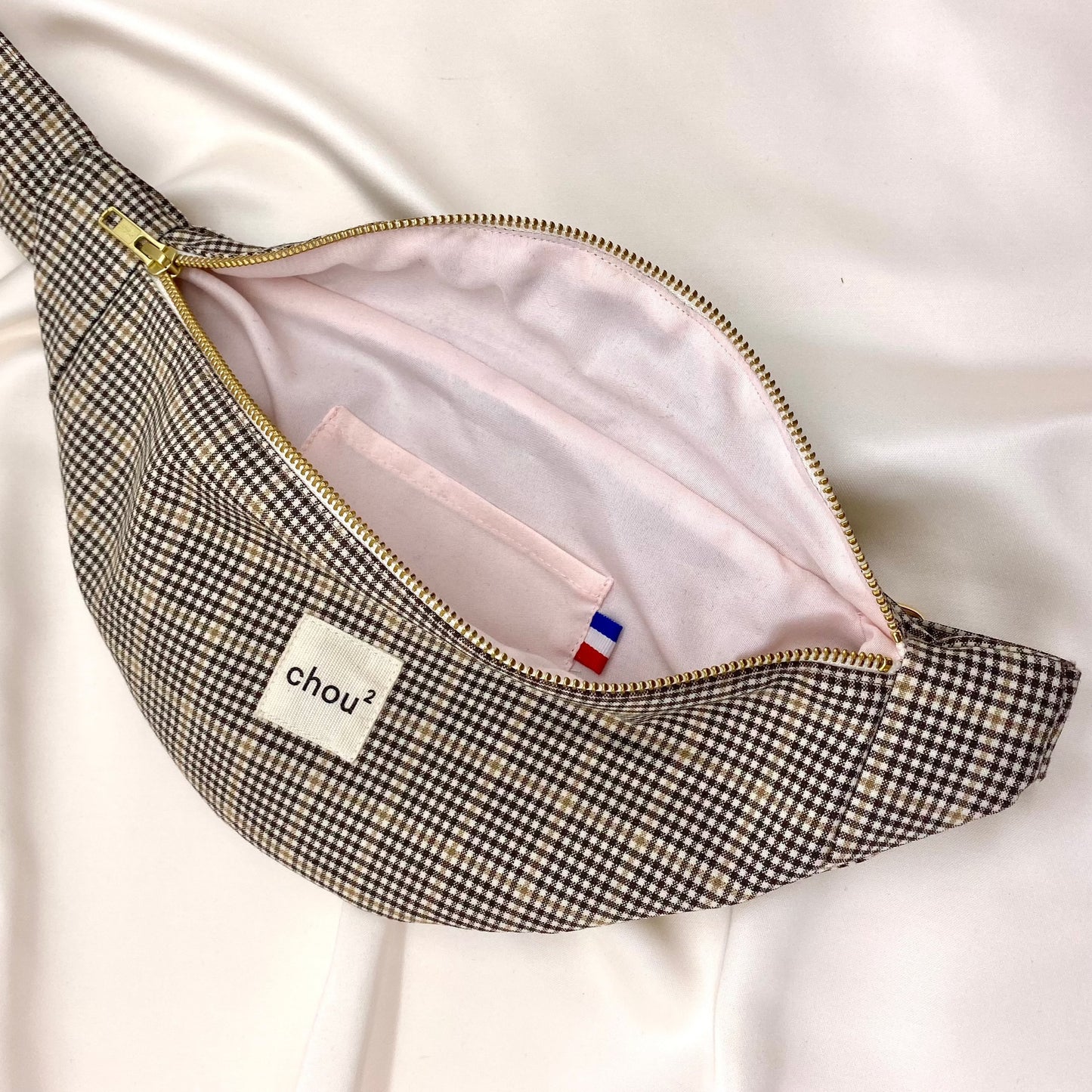 sac banane carreaux ecoresponsable france