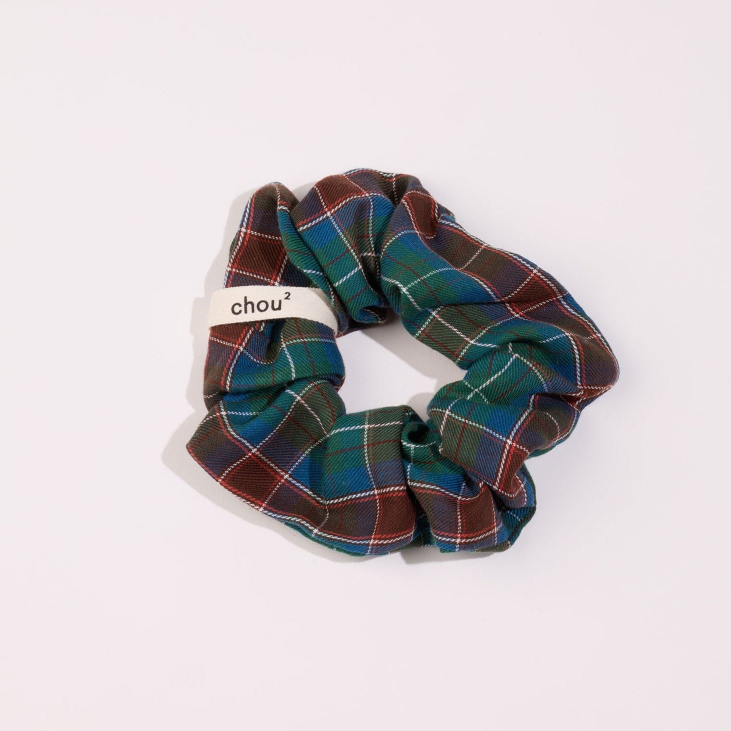 chouchou-tartan-vert-orange-carreau