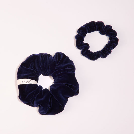 chouchou-velours-bleu-marine-luxe-france