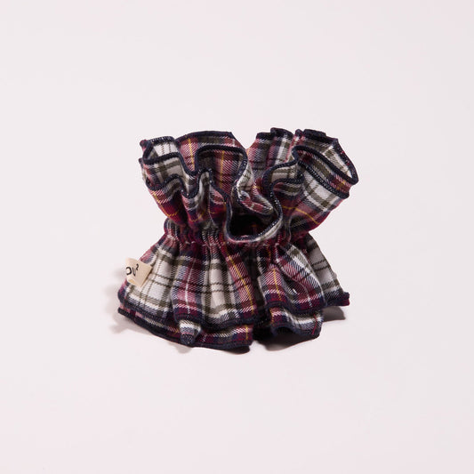 chouchou-gros-tartan-rouge-luxe-france-ecossais
