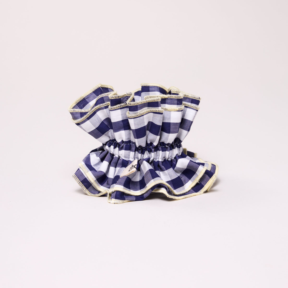 Maxi chouchou vichy bleu marine