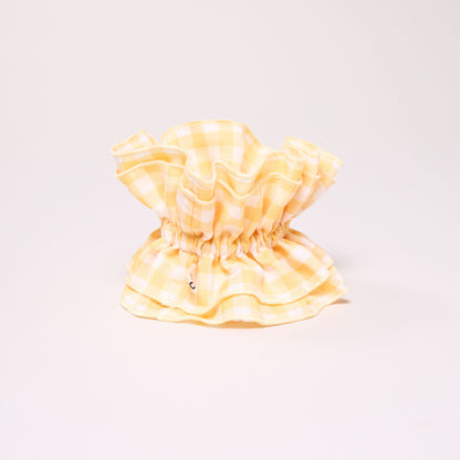 Maxi chouchou vichy jaune