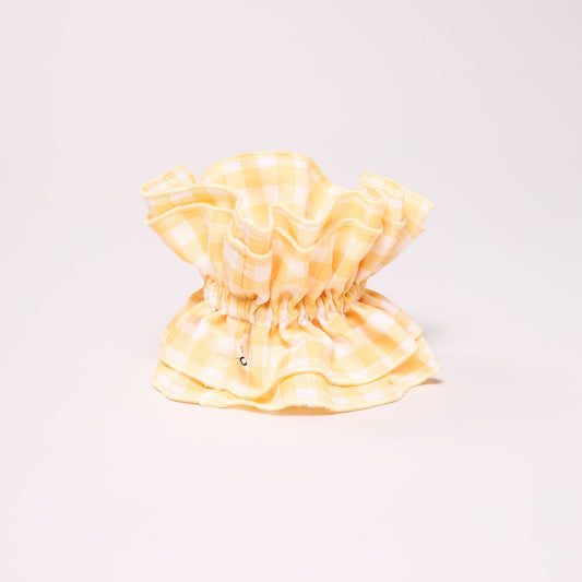 Maxi chouchou vichy jaune