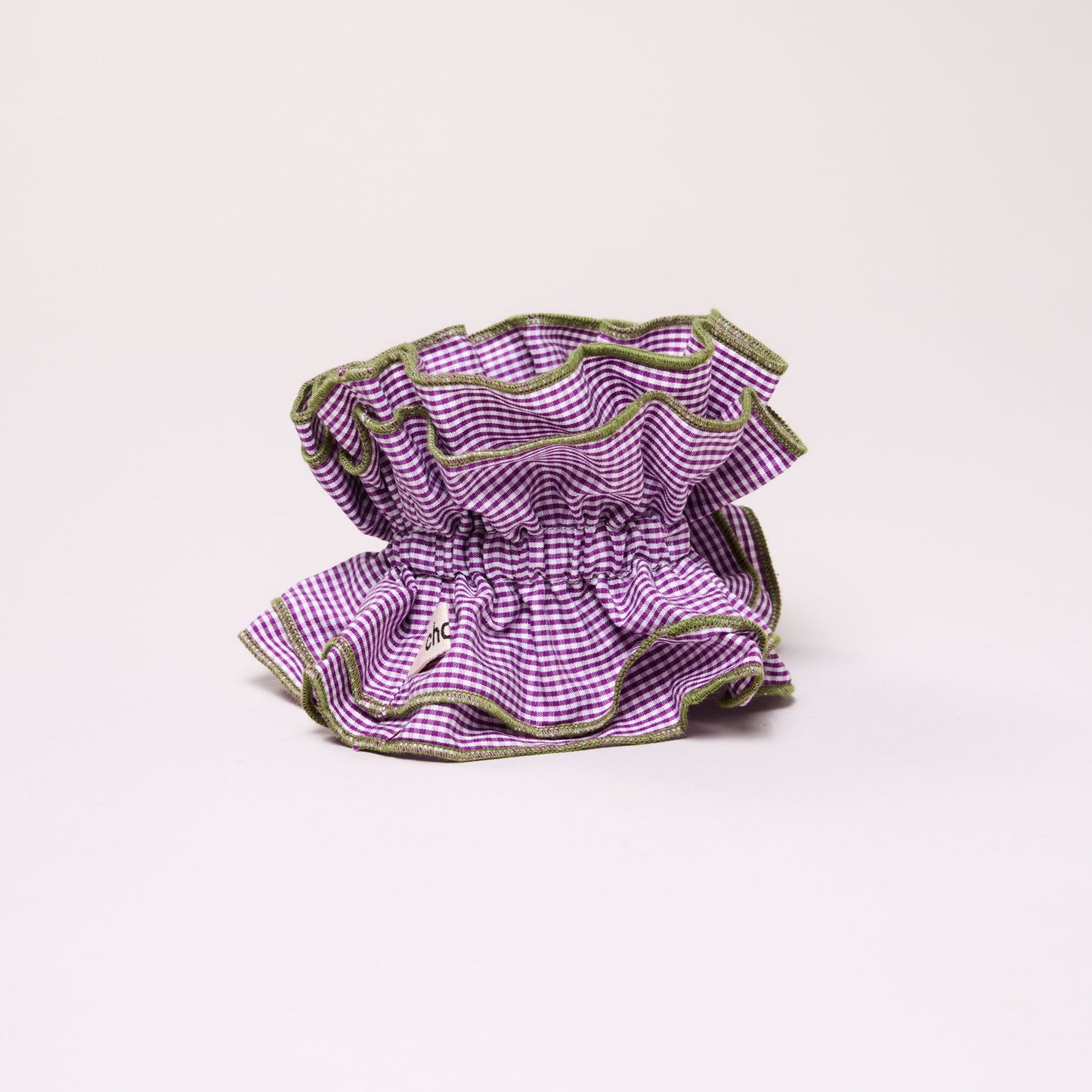 Maxi chouchou vichy violet / vert