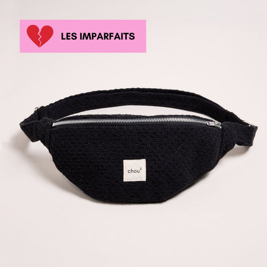 Imparfaite - Banane en Tweed Noir