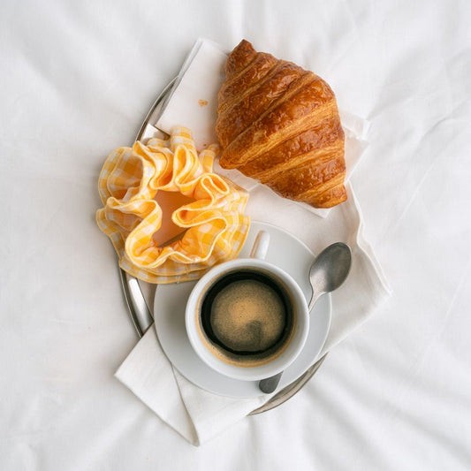 Maxi chouchou vichy jaune