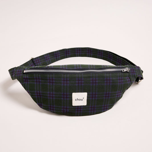 sac-banane-tartan-kaki-ecoresponsable-france