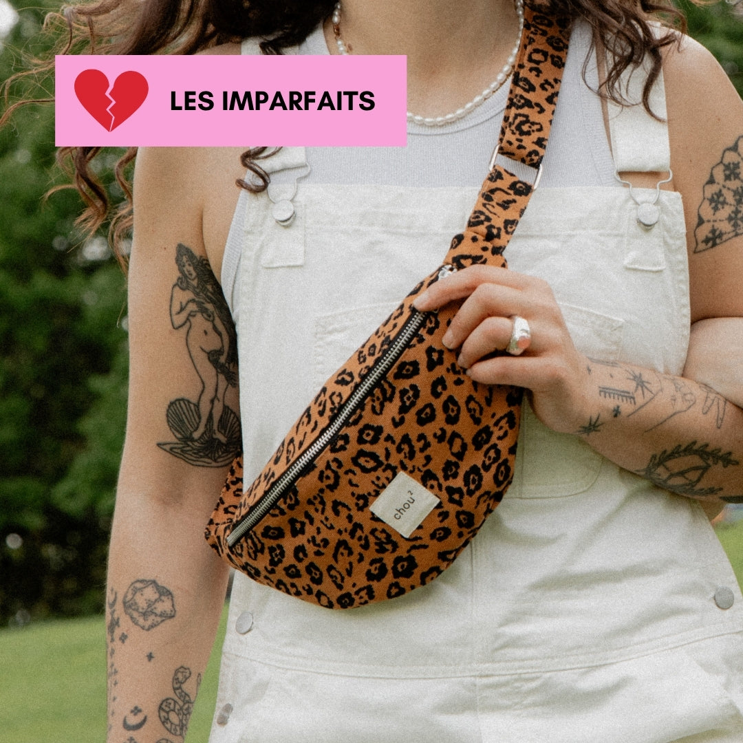 Imparfaite - Sac Banane léopard