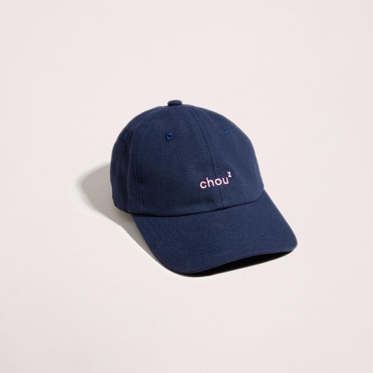Casquette bleu marine en toile