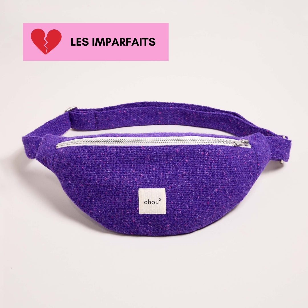 Imparfaite - Banane en Tweed violet