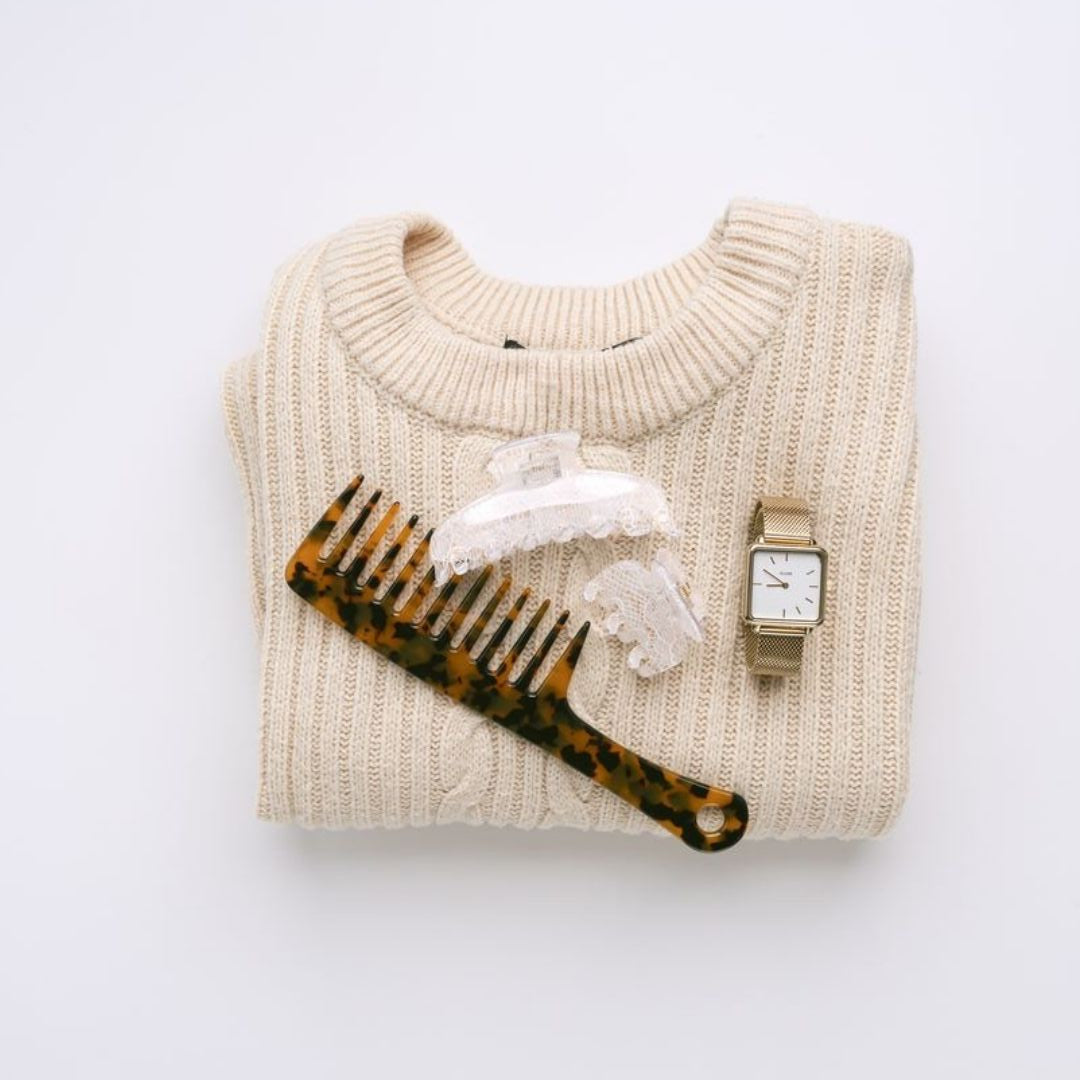 Pince dentelle blanche France