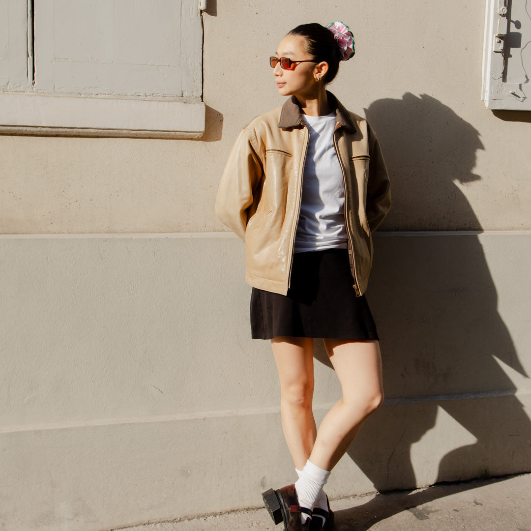 gros chouchou maxi vichy rose vert