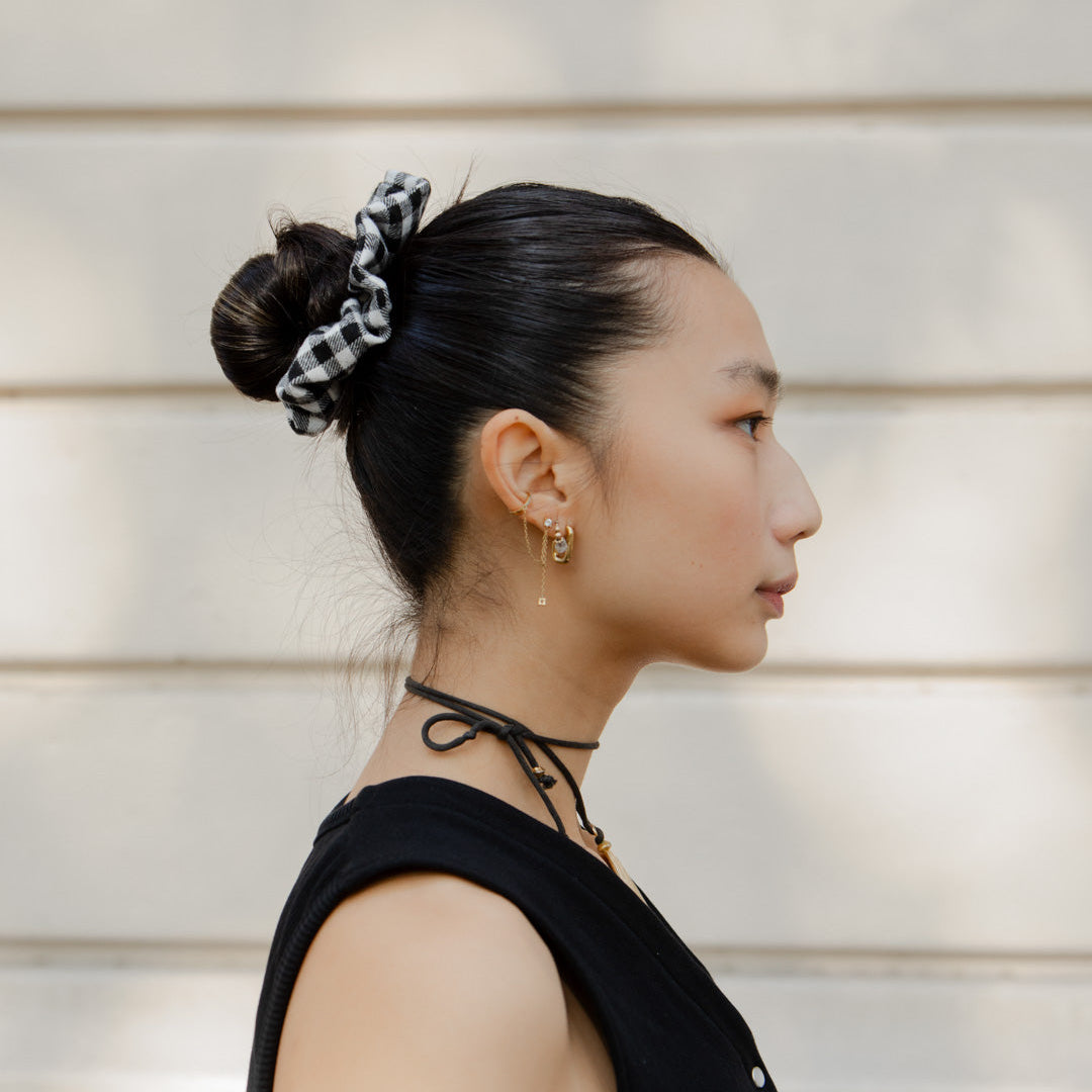 chouchou-vichy-gros-carreau-noir-blanc-coton-france