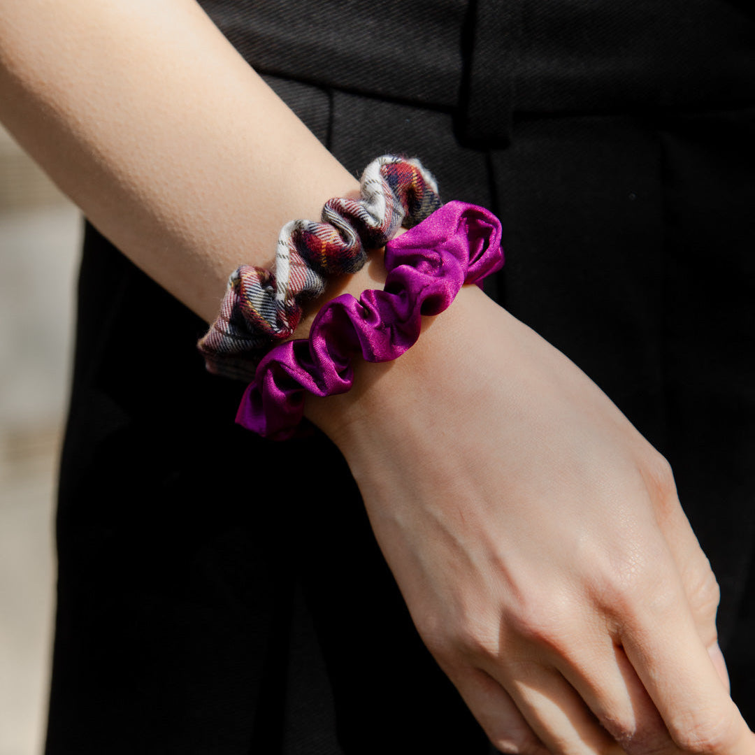 mini-chouchou-tartan-rouge-ecossais-luxe-france