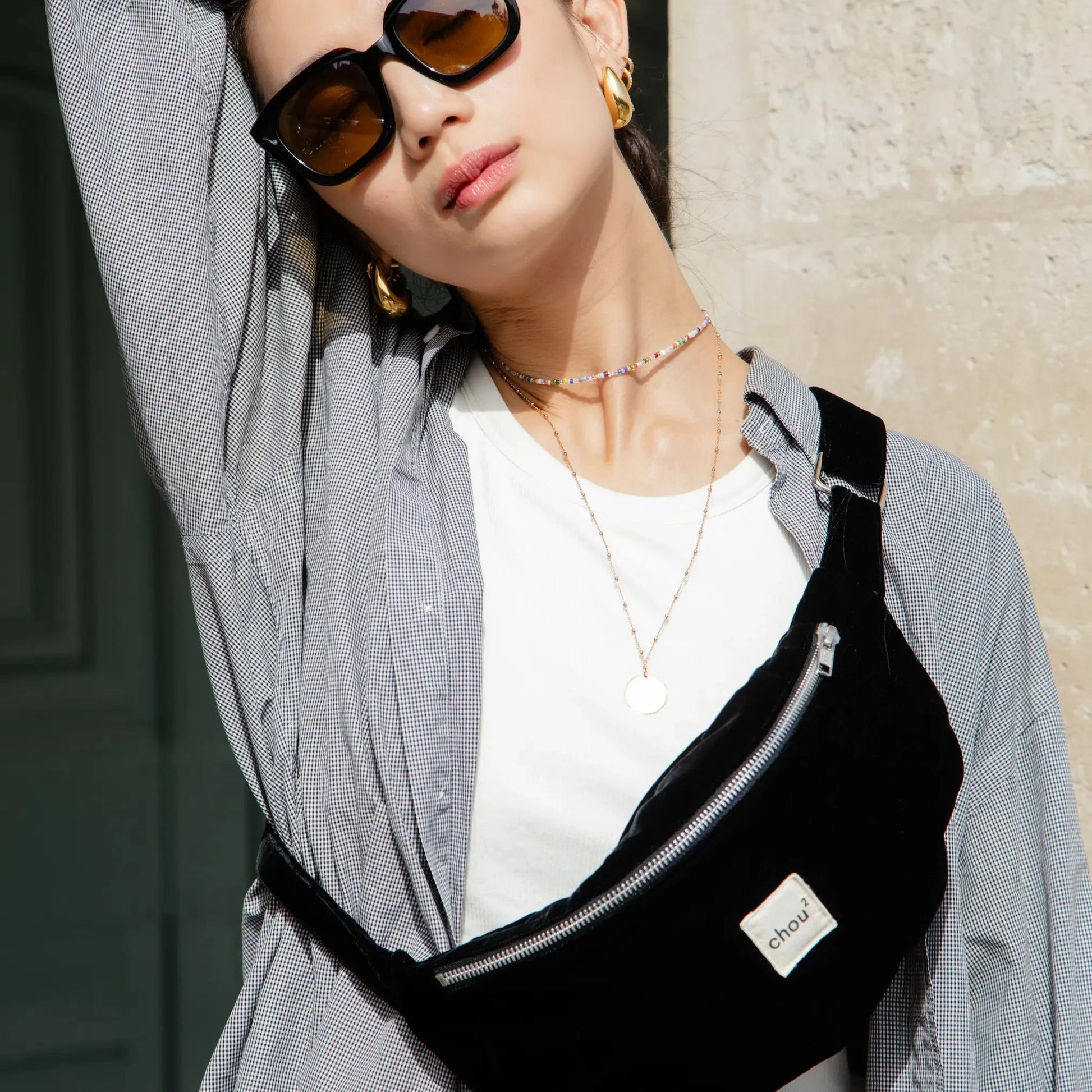 Sacoche sales banane noir