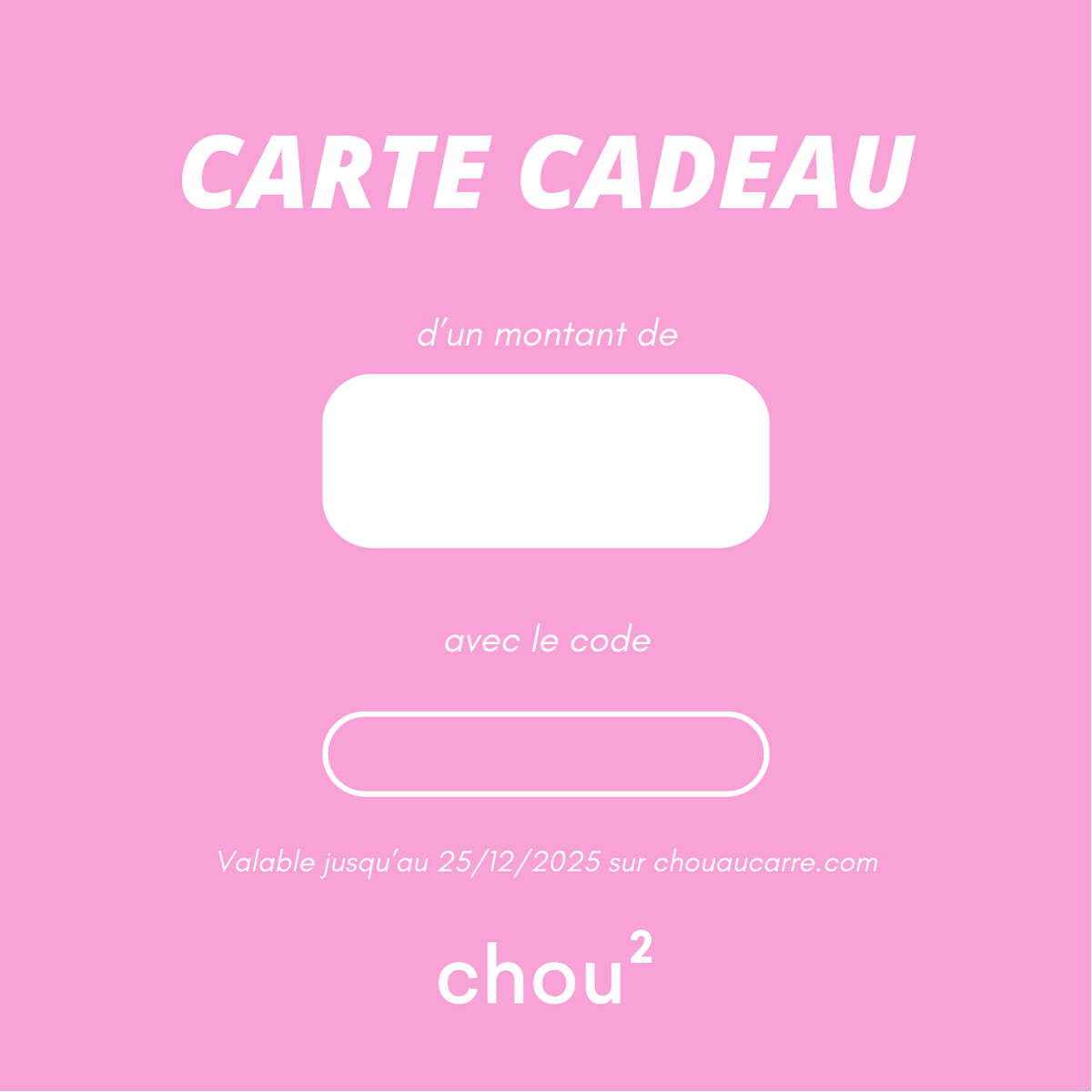 Chou² Gift Card