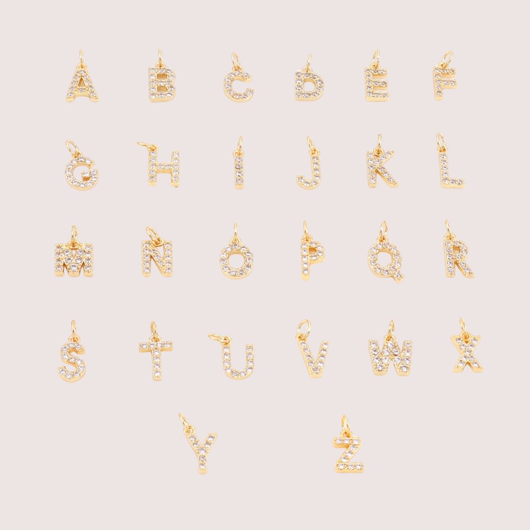 Ajouter un charm - Initiale du prénom