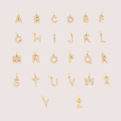 Ajouter un charm - Initiale du prénom